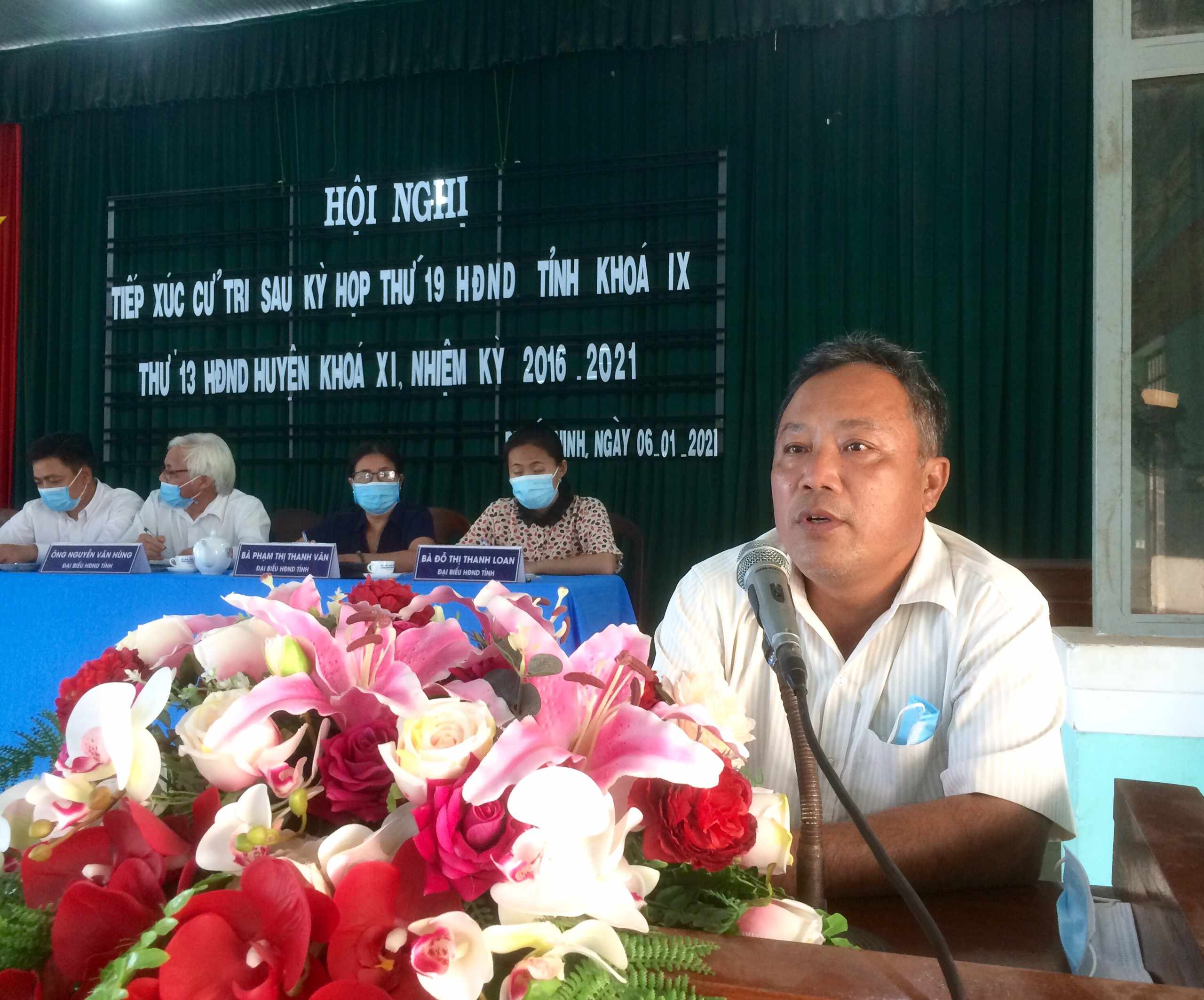 Đại biểu HĐND 2 cấp tiếp xúc cử tri xã Phước Ninh và Phước Minh huyện Dương Minh Châu